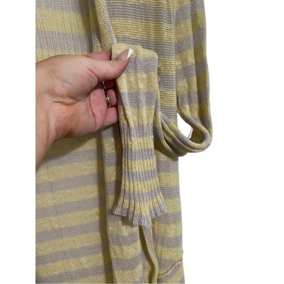 Free People Women's Stone/Beige/Yellow Cotton Cardigan Duster I Size: XS - Picture 5 of 9